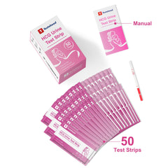 Close-up view of the test strip