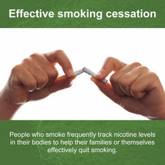 Sealed pack of 20 nicotine test strips ready for use