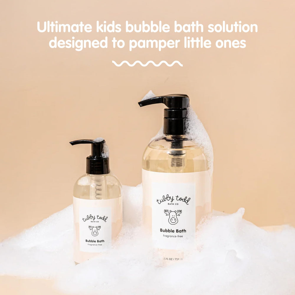Hypoallergenic, dermatologist-tested bubble bath for sensitive skin