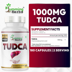 TUDCA 180-count vegan capsules in bottle