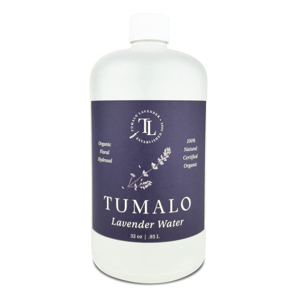 Tumalo Lavender Hydrosol bottle front promotes gentle skincare and calm ambiance