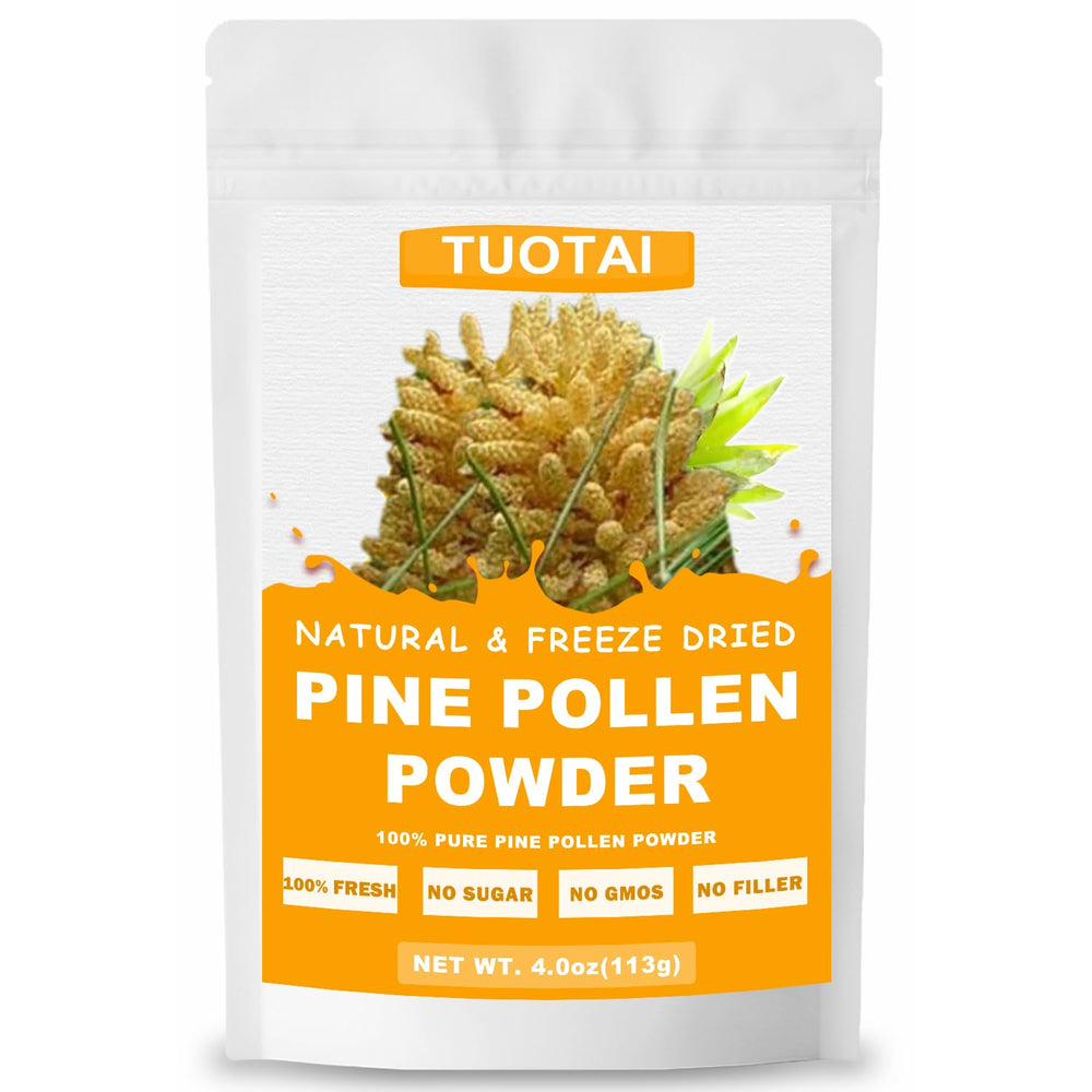 TUOTAI Pine Pollen Powder bottle front view
