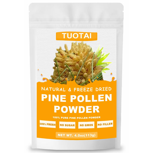 TUOTAI Pine Pollen Powder bottle front view