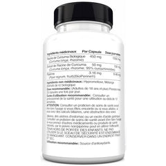 BioPerine absorption booster detail on packaging