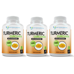 Turmeric Curcumin 2250mg Veggie Capsule bottle front