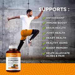 Ginger extract and BioPerine to boost curcumin absorption