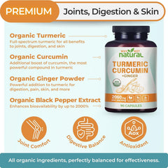 Illustration of turmeric, ginger and black pepper ingredients