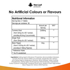 Close-up of turmeric curcumin complex tablets