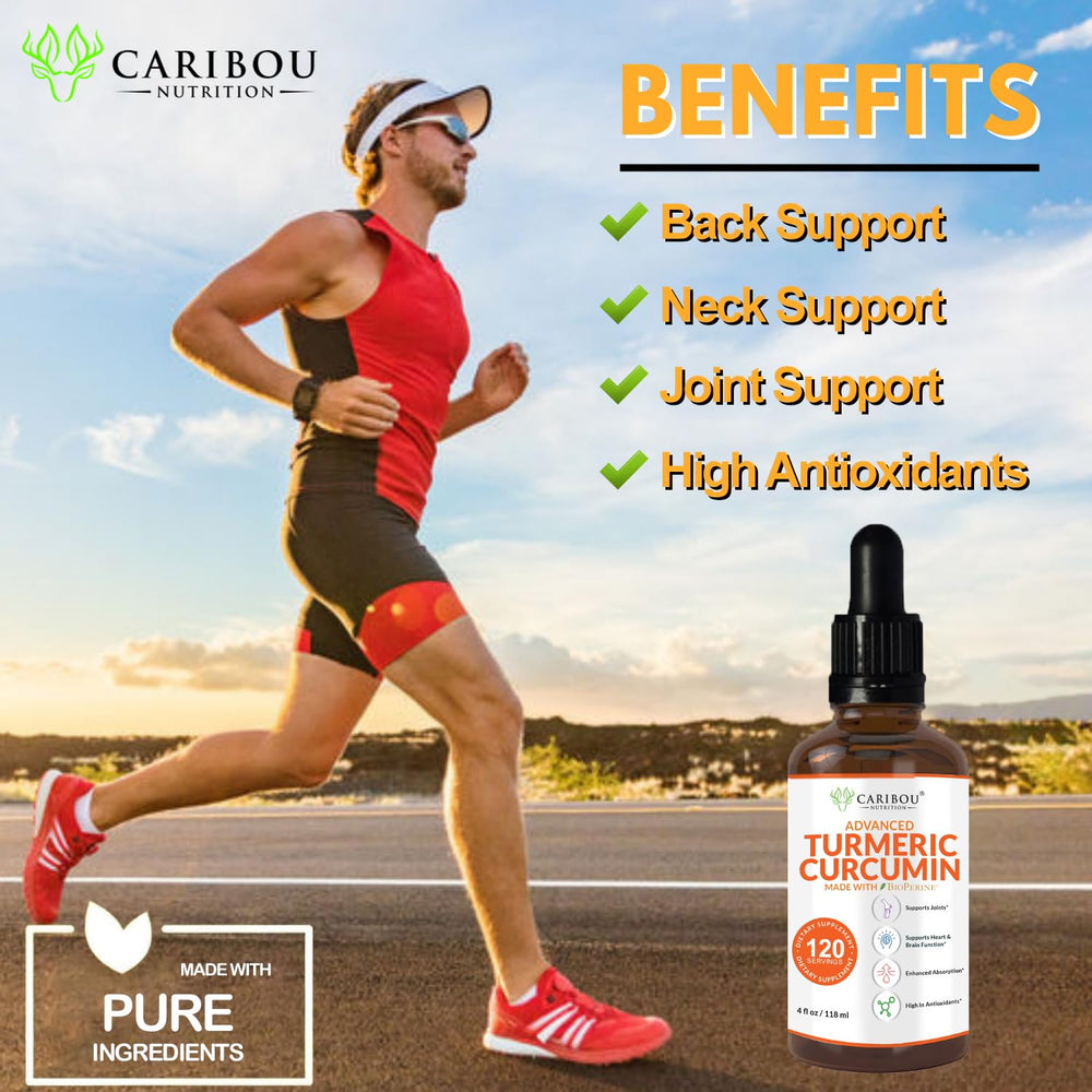 Ingredients include turmeric, ginger, sunflower lecithin and black pepper