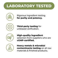 cGMP-certified production and quality assurance badge