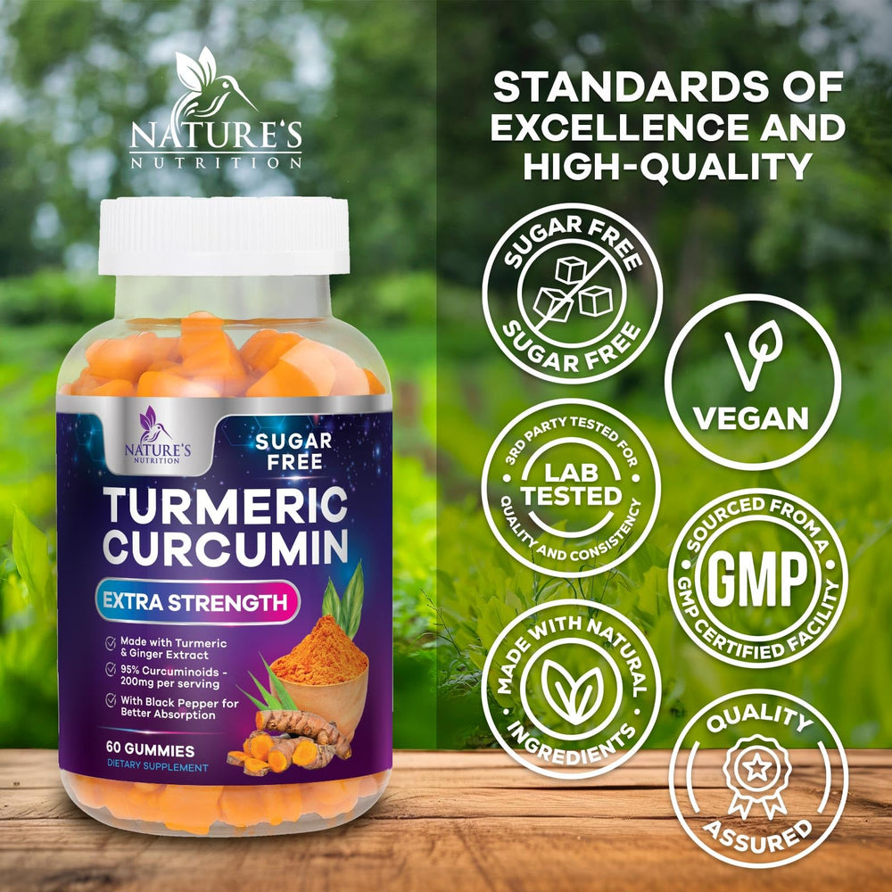 Vegan, non-GMO turmeric ginger gummies