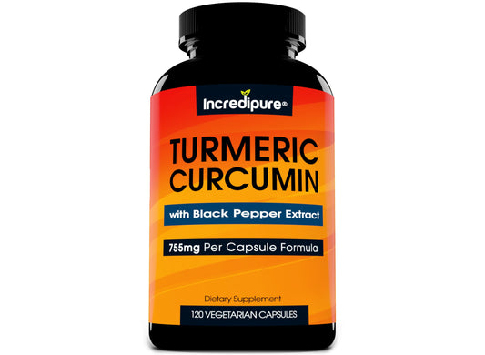 Turmeric Curcumin Incredipure bottle
