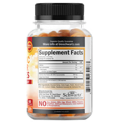 On-the-go peach-flavored gummies ready to take