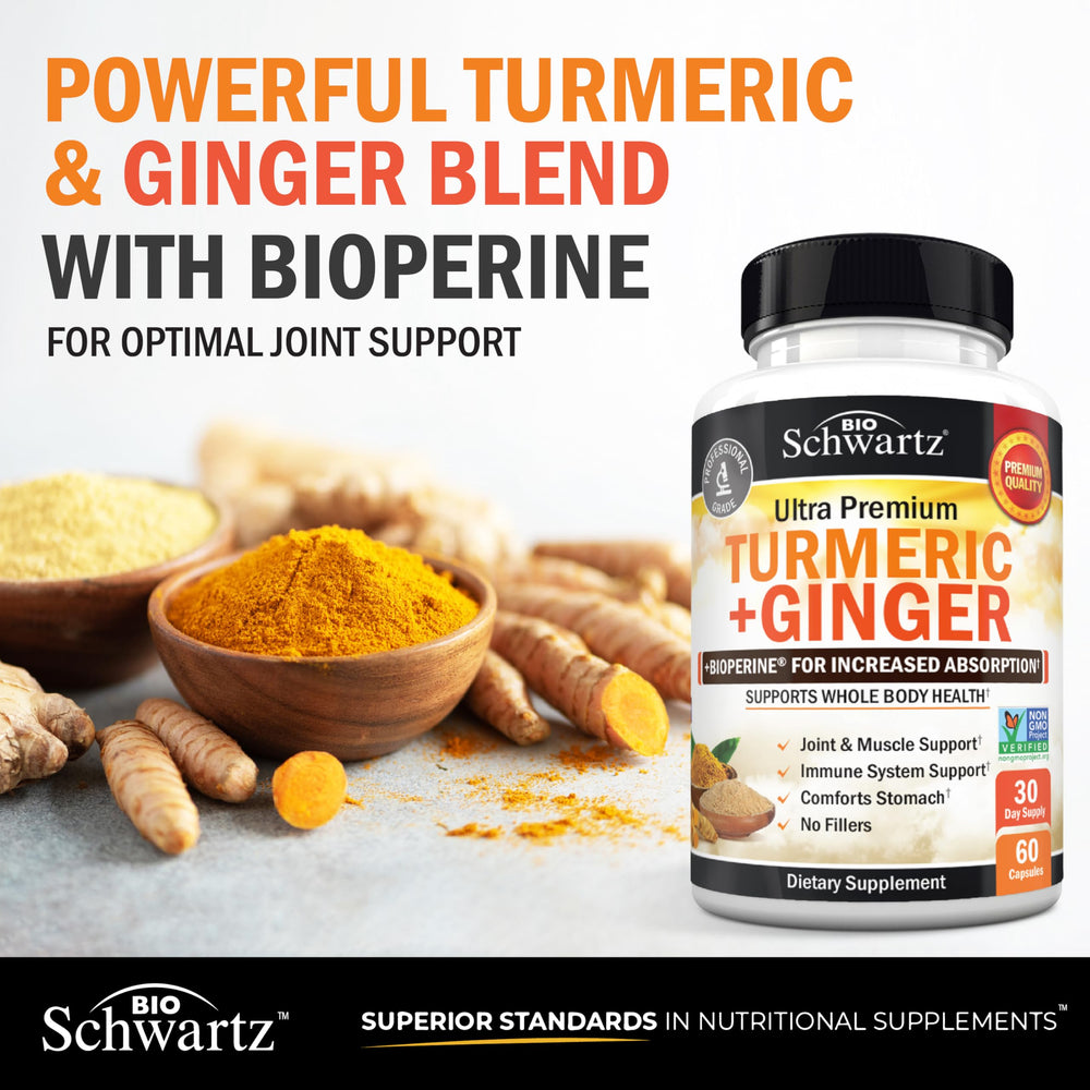 Turmeric and ginger root illustrations