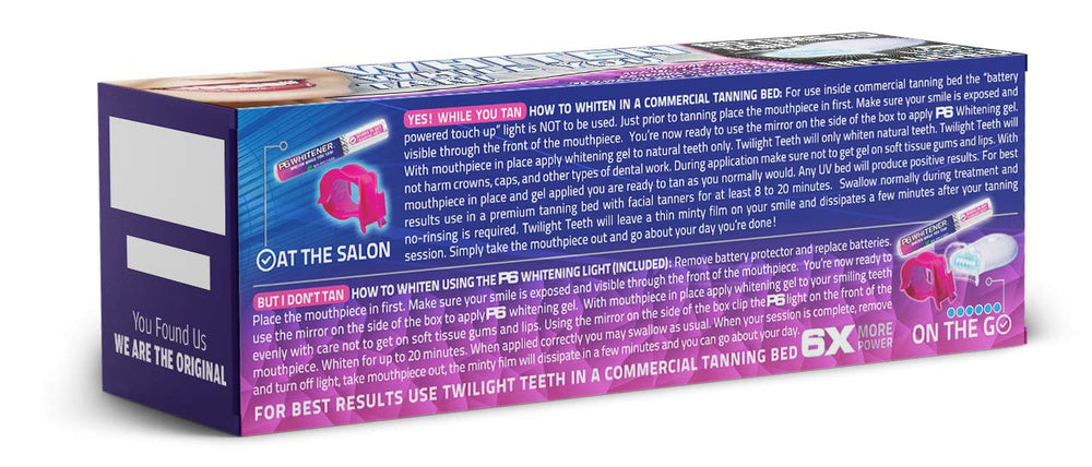 UV Whitening Light mouthpiece designed for Twilight Teeth kit.