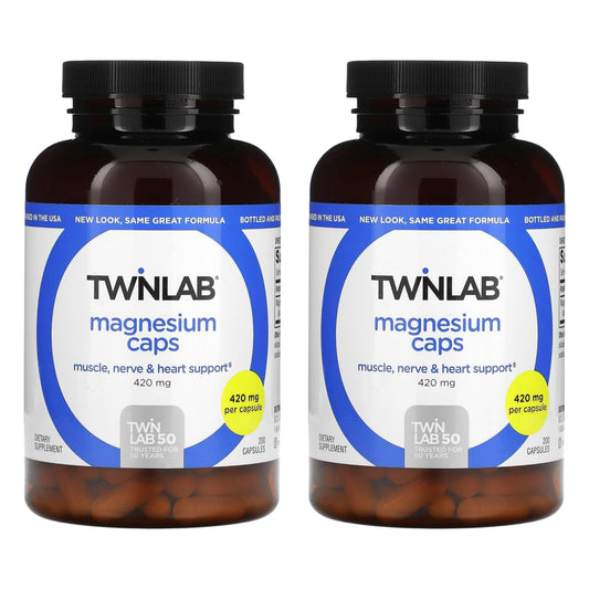 Twinlab Magnesium Caps bottle - hero image