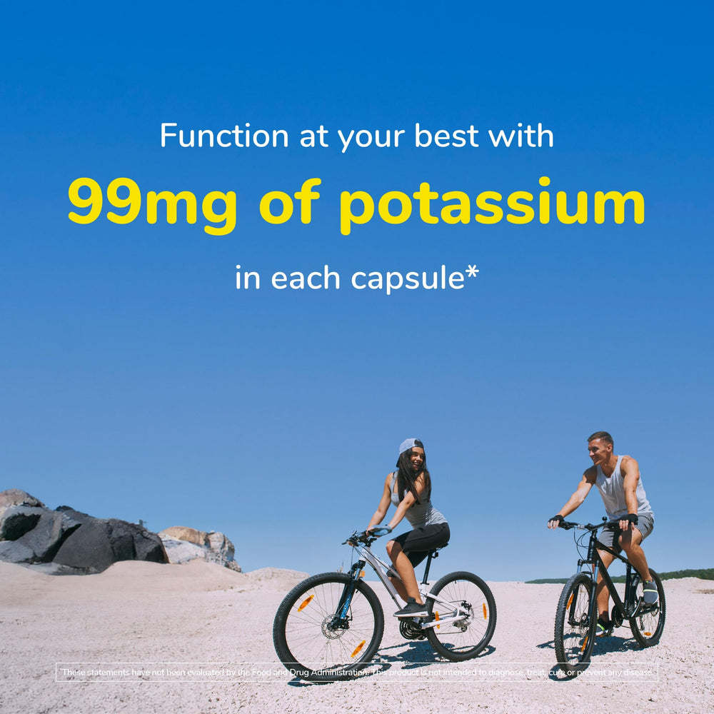 Twinlab Potassium Caps highlighting heart and muscle health