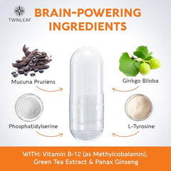 Vitamin B12 label on TWINLEAF supplement bottle