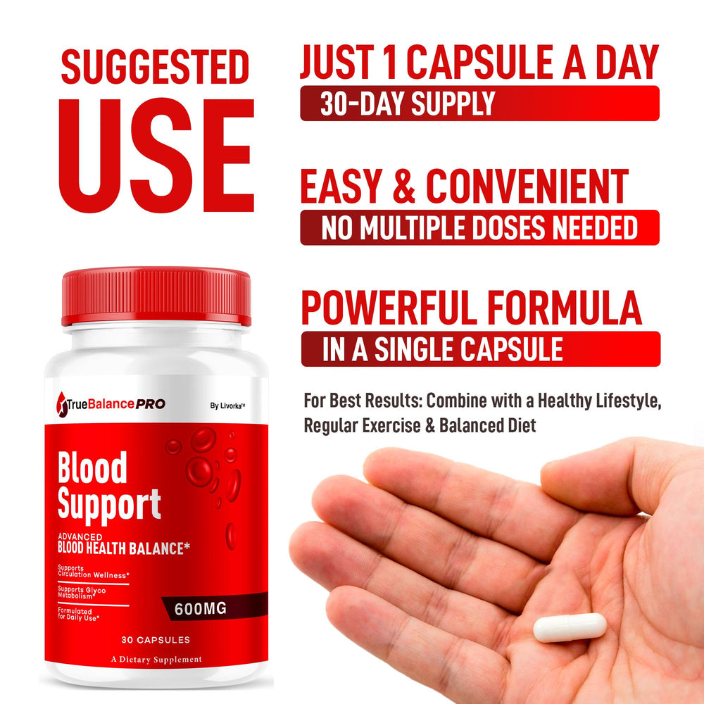 Two capsules per day dosage for True Balance Pro