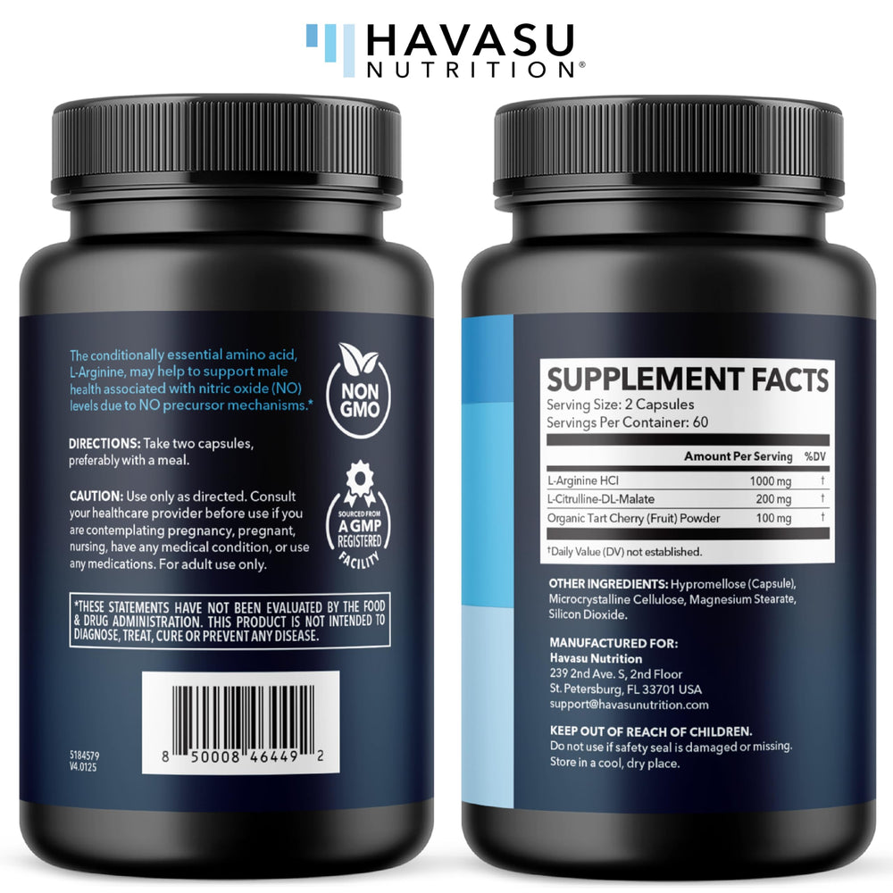Bottle indicating a two-month supply (120 capsules)