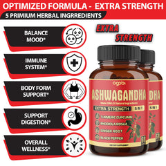 Product features for 2-pack Ashwagandha with 4 month supply