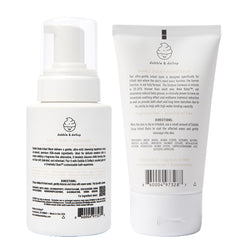 Dabble & Dollop 2-pack baby care packaging ready for gifting.