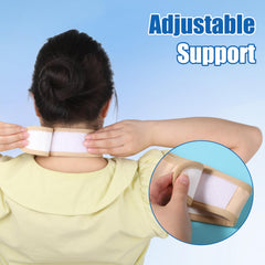 Two-pack thyroid castor oil neck wraps together