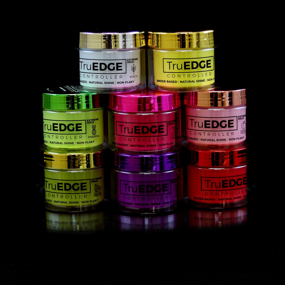 Tyche TruEDGE packaging highlights natural ingredients and cherry aroma.
