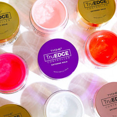 Tyche TruEDGE Pineapple edge-control packaging demonstrates long-lasting grip for braids.