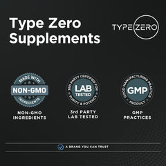 Non-GMO and gluten-free ingredient icons for Type Zero Cinnamon