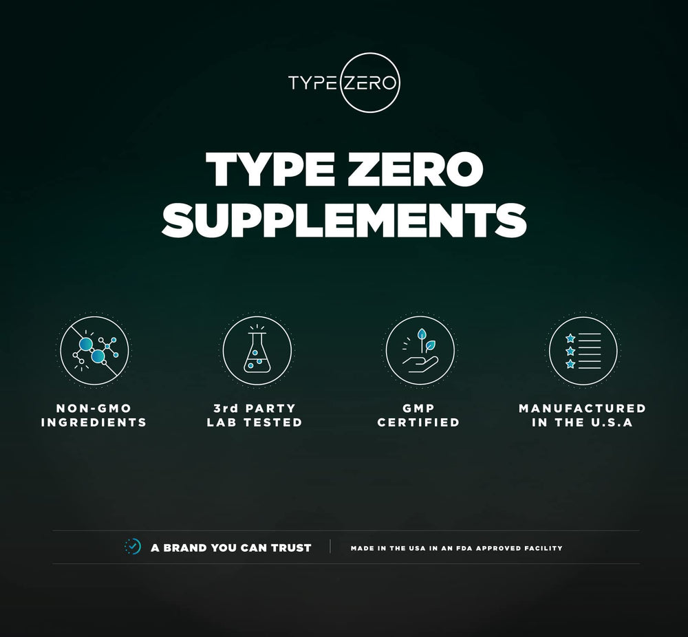 Phosphatidylserine 400mg per serving in Type Zero 3X Strength