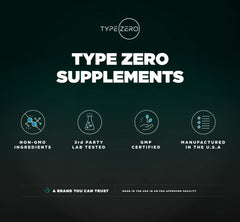 Phosphatidylserine 400mg per serving in Type Zero 3X Strength