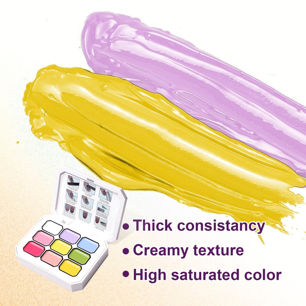 U-Shinein nail art tweezers aid precise placement during designs.