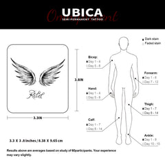 UBICA Angel Wings are skin-friendly with plant-based ingredients for sensitive skin.