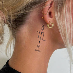 UBICA Tattoo Tech Zodiac constellation design B for daily expressive skin art