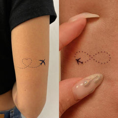 UBICA waterproof tattoo enduring swimming and beach days.