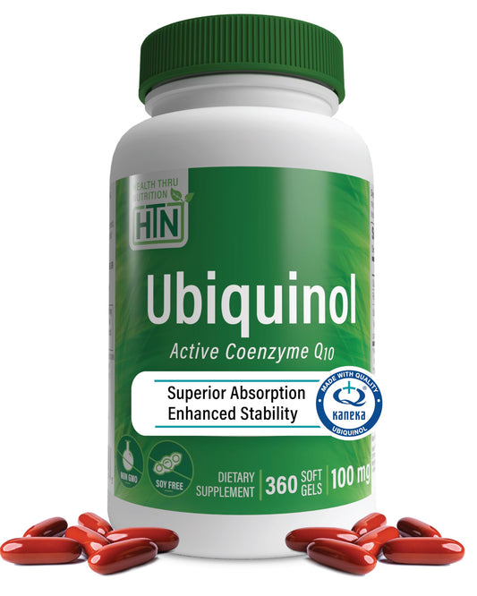 Ubiquinol 100mg 360 Softgels hero shot