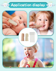 Close-up of the baby toothbrush head