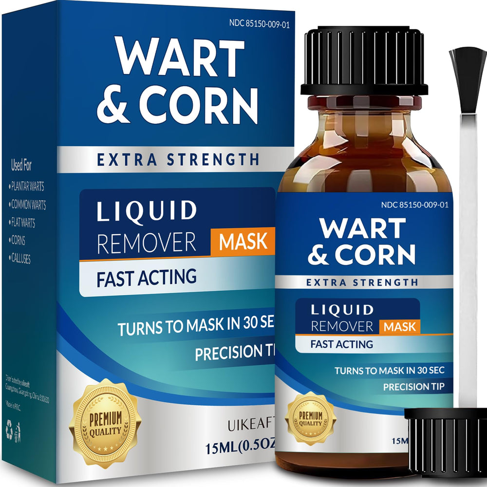 Uikeaft wart remover bottle—precision plantar wart treatment.