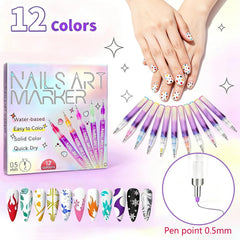 UKM quick-dry nail art pens for neat home manicures