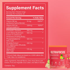 Ulora Ultrafocus mojito sachets and packaging