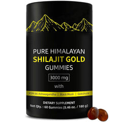 Ultimapeak Shilajit Gummies bottle with 60 gummies