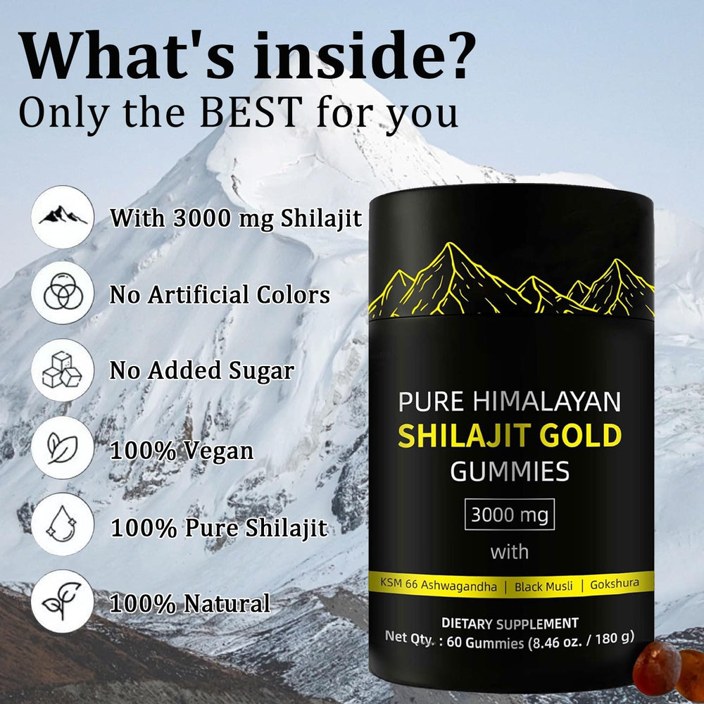 Ashwagandha and Gokshura imagery with gummies