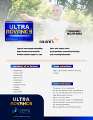 Ultra Advance 3 Original Blue capsules in bottle
