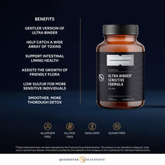 Gluten-free label on Ultra Binder Sensitive Formula