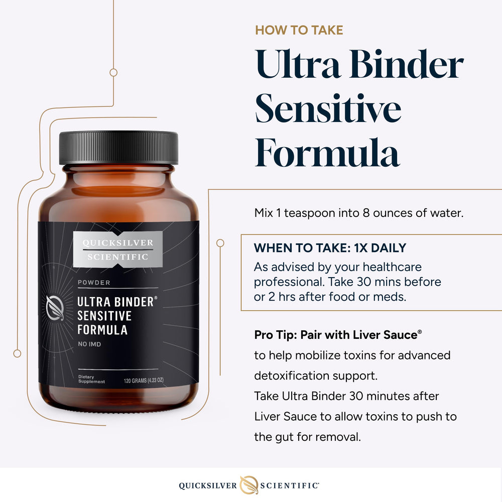 Mixing Ultra Binder in water for gut health support