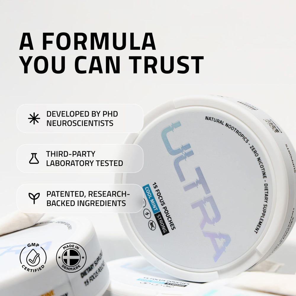 Nootropics blend including L-Theanine, Panax Ginseng and Alpha GPC
