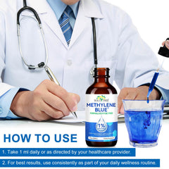 Educational diagram for Ultra Methylene Blue 1% Solution benefits