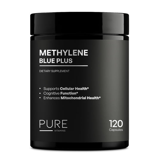Ultra Methylene Blue Plus bottle with USA packaging