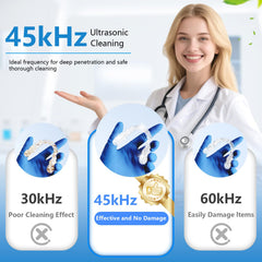 Digital timer on top of the ultrasonic cleaner